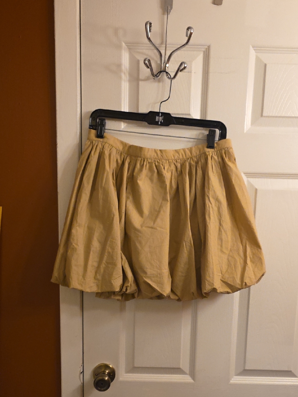 J. Crew Beige Bubble Mini Skirt